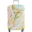 Personalized Name Any Text marble color luggage cover Luggage Cover (Large) View1
