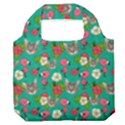 Personalized Tropical Summer Pet Many Head Premium Foldable Grocery Recycle Bag Premium Foldable Grocery Recycle Bag View1