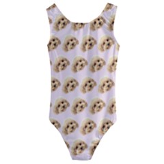 Personalized Many Head Face Kids  Cut-out Back One Piece Swimsuit