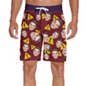 Personalized Photo Many Face Head Warning Men s Beach Shorts View1