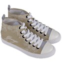 Personalized Name Any Text Date Couple Wedding Women s Mid-Top Canvas Sneakers View3