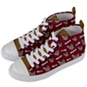 Personalized Photo Many Face Head Pet Name Women s Mid-Top Canvas Sneakers View2