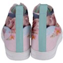 Personalized New Born Baby Photo Name Women s Mid-Top Canvas Sneakers View4