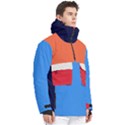 Personalized Mix Color Any Text Name Men s Pullover Zip Ski and Snowboard Waterproof Breathable Jacket View3