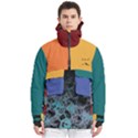 Custom Mix Color Any Text Name Men s Pullover Zip Ski and Snowboard Waterproof Breathable Jacket View1