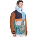 Custom Mix Color Any Text Name Men s Pullover Zip Ski and Snowboard Waterproof Breathable Jacket View3