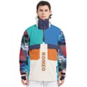 Custom Mix Color Any Text Name Men s Pullover Zip Ski and Snowboard Waterproof Breathable Jacket View1