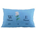 Custom Wedding Date Anniversary Couple Name 16 x24  Lumbar Throw Cushion Case (Two Sides) View2
