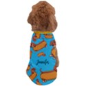Custom Hotdog Dog Illustratoin Name Any Text Dog T-Shirt View2