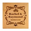 Personalized Wedding Anniversary Name Wood Photo Frame Cube View2