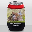 Personalized Photo Family Name Can Cooler Can Cooler View1