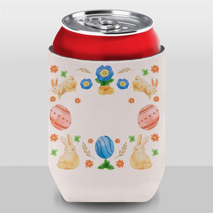 Personalized Easter Bunny Rabbit Name Can Cooler