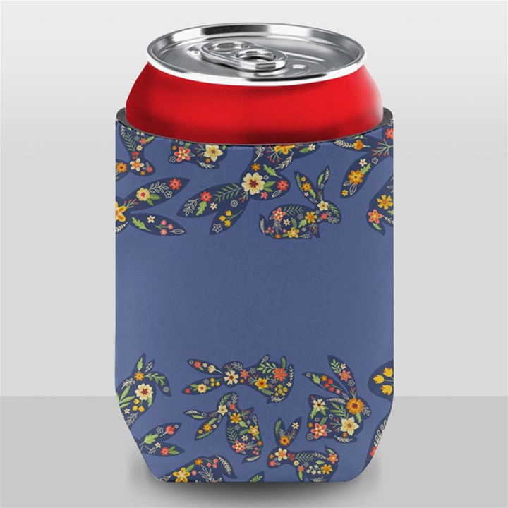 Personalized Spring Easter Rabbit Name Can Cooler