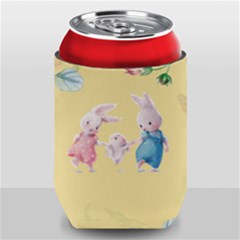 Personalized Easter Rabbit Bunny Family Name Can Cooler