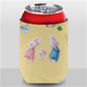 Personalized Easter Rabbit Bunny Family Name Can Cooler View2
