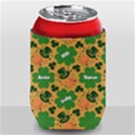 Personalized St Patricks Day Couple Name Can Cooler View2