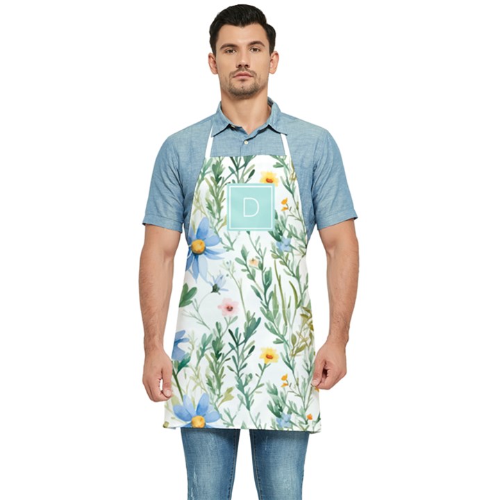 Personalized Flower Name Kitchen Apron Kitchen Apron
