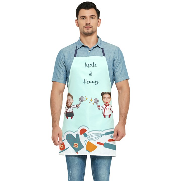 Personalized Chef Name Photo Kitchen Apron Kitchen Apron
