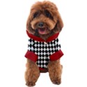 Custom Checked Pattern Name Any Text Dog Coat View1