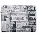 Personalized Newspaper Name Laptop Sleeve Case with Pocket 17  Vertical Laptop Sleeve Case With Pocket View1