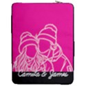 Personalized Hand Draw Style 2 17  Vertical Laptop Sleeve Case With Pocket View1