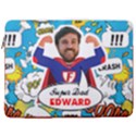 Personalized Photo Super Dad Name Laptop Sleeve Case with Pocket 17  Vertical Laptop Sleeve Case With Pocket View1