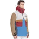 Personalized Mix Color Any Text Name Men s Pullover Zip Ski and Snowboard Waterproof Breathable Jacket View3