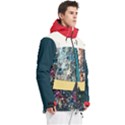 Custom Mix Color Any Text Name Men s Multi Pockets Zip Ski and Snowboard Waterproof Breathable Jacket View3