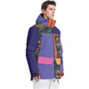 Custom Mix Color Any Text Name Men s Multi Pockets Zip Ski and Snowboard Waterproof Breathable Jacket View3