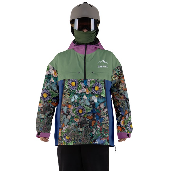 Custom Mix Color Logo Any Text Name Men s Ski and Snowboard Waterproof Breathable Jacket