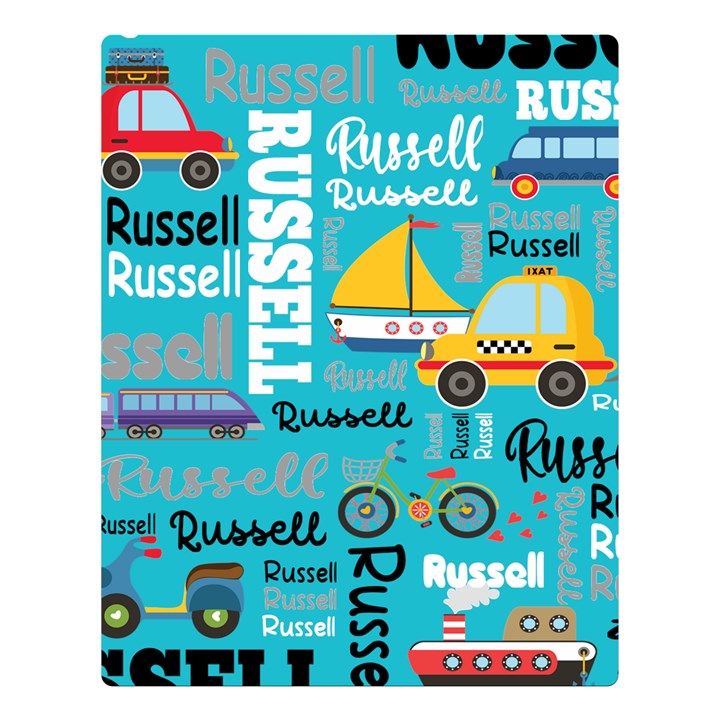 Personalized Baby Car Blanket Two Sides Premium Plush Fleece Blanket (Large)