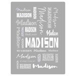 Personalized Name Gift Two Sides Premium Plush Fleece Blanket (Baby Size) 40 x30  Blanket Front