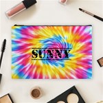 PERSONALIZED TIE DYE NAME 1 COSMETIC BAG Cosmetic Bag (Large) Front