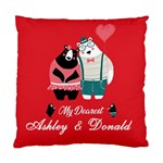 Personalized Couple Lover Name Standard Cushion Case (Two Sides) Front