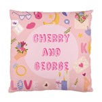 Personalized Couple Lover Valentine Name Standard Cushion Case (One Side) Front