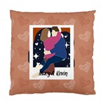 Couple Instant Photo Standard Cushion Case (Two Sides) Front