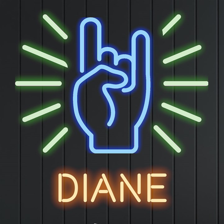 Personalized Hand Rock  Neon Signs and Lights