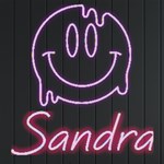 Personalized Smile Face Name Neon Signs and Lights Front