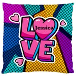 Personalized Love Large Cushion Case (One Side) Front