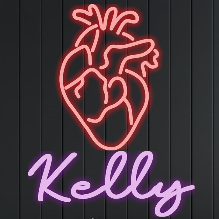 Personalized Heart Name Neon Signs and Lights