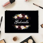 Floral 1 Cosmetic Bag (Large) Front