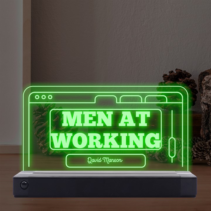 Personalized Any Text4 LED Acrylic Message Display