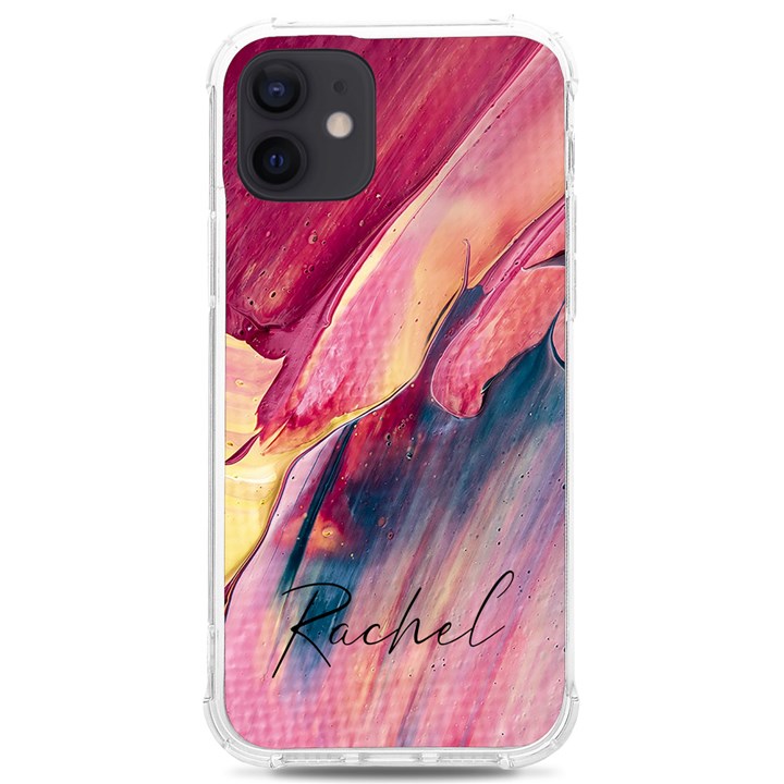 Marble Name iPhone 12/12 Pro TPU UV Print Case