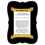 Birthday Card Invitation Card 5  x 7  (Bracket) Back