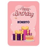 Birthday Invitation Card 5  x 7  (Rounded) Front