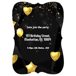 Birthday Invitation Card 5  x 7  (Bracket) Back