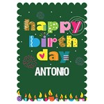 birthday Invitation Card 5  x 7  (Scallop) Front