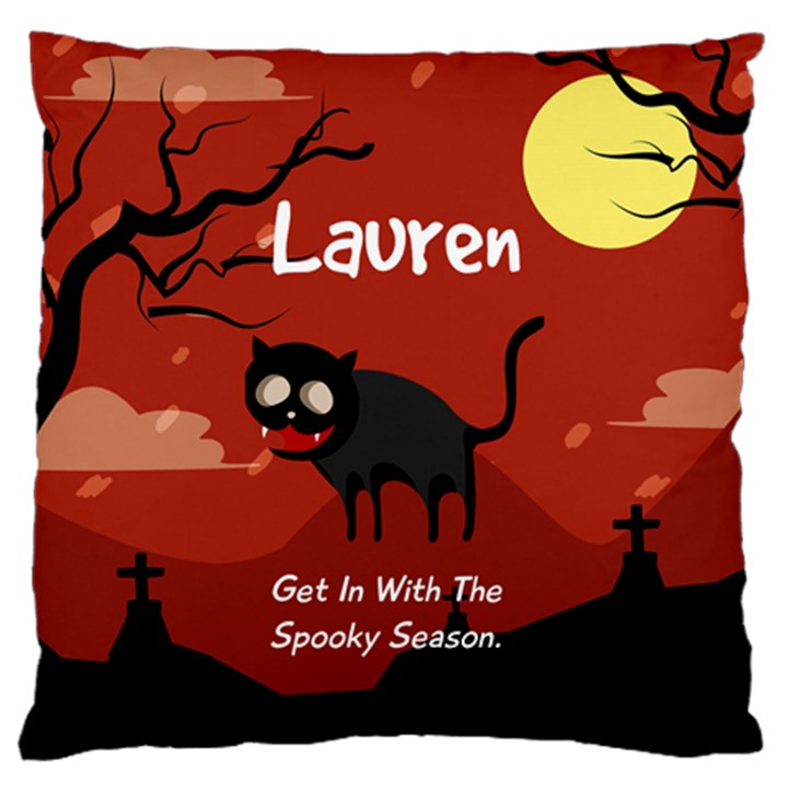 halloween Large Cushion Case (One Side)