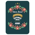 Xmas Invitation Card 5  x 7  (Rounded) Front