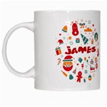 Personalized Xmas Little Things Name White Mug Left